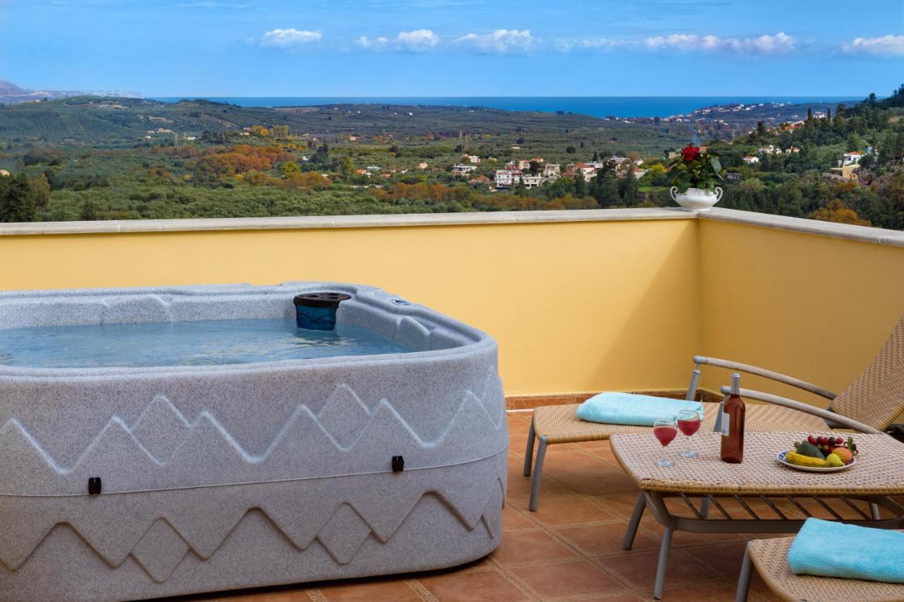 Villa Erontas - Private Heated Jacuzzi Makhairoí 외부 사진