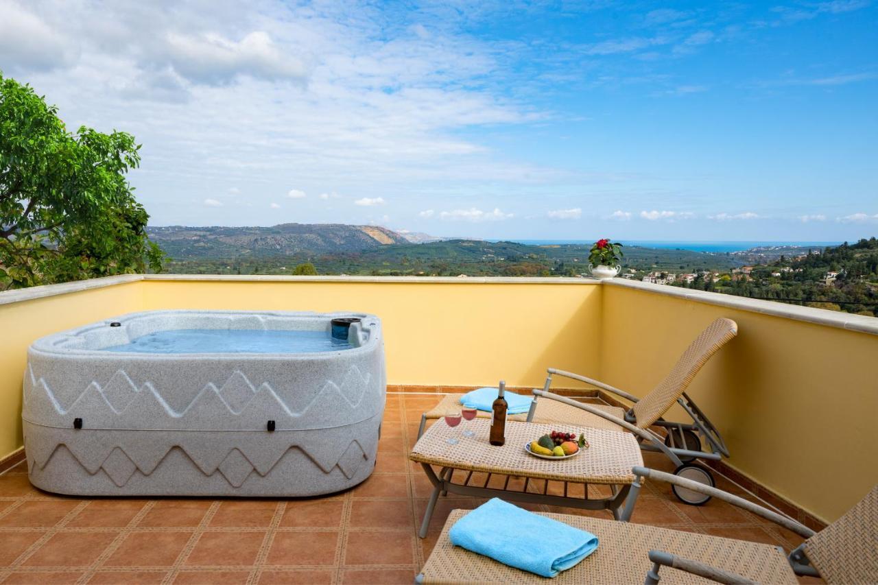 Villa Erontas - Private Heated Jacuzzi Makhairoí 외부 사진