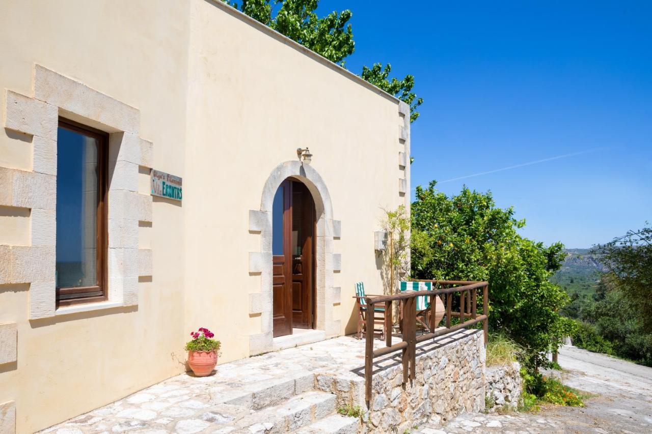 Villa Erontas - Private Heated Jacuzzi Makhairoí 외부 사진