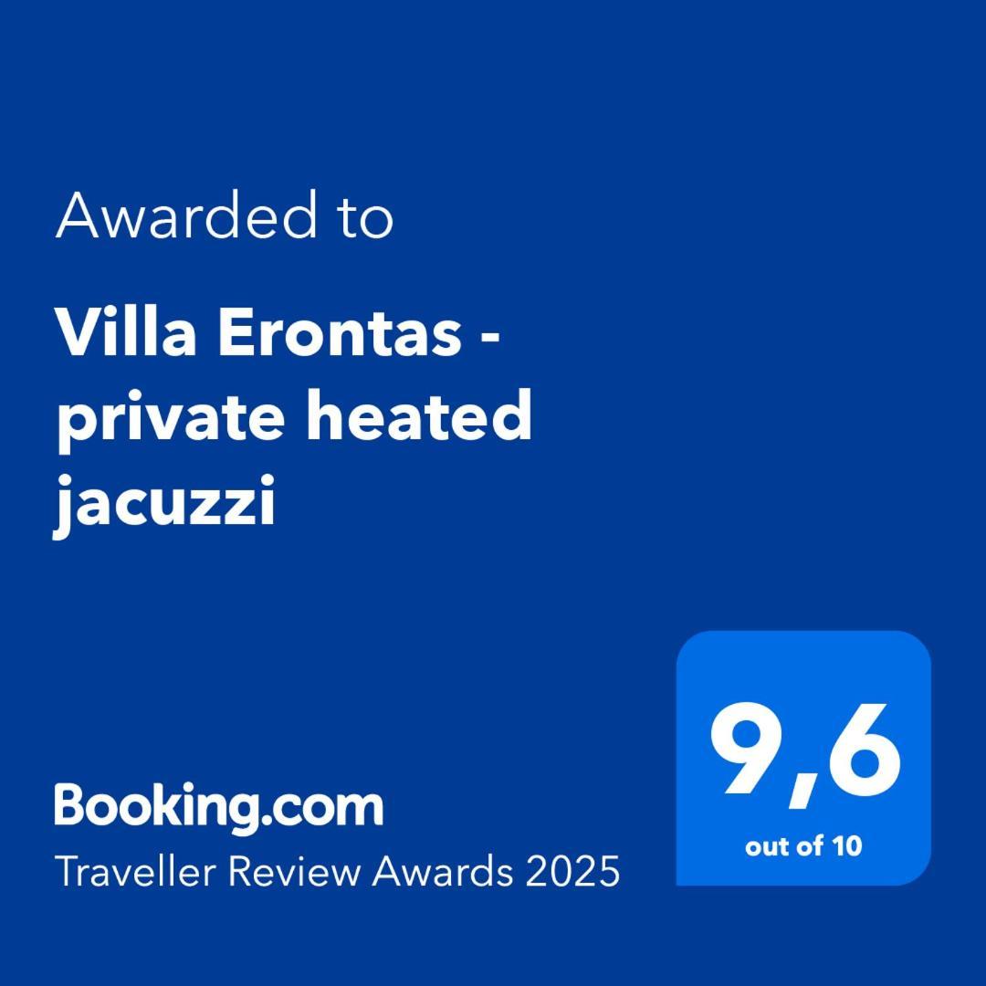 Villa Erontas - Private Heated Jacuzzi Makhairoí 외부 사진